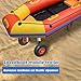 Boat Launch Wheels Starting for Inflatable Raft Starter Adjustable Trolley Trailer Wheel Detachable