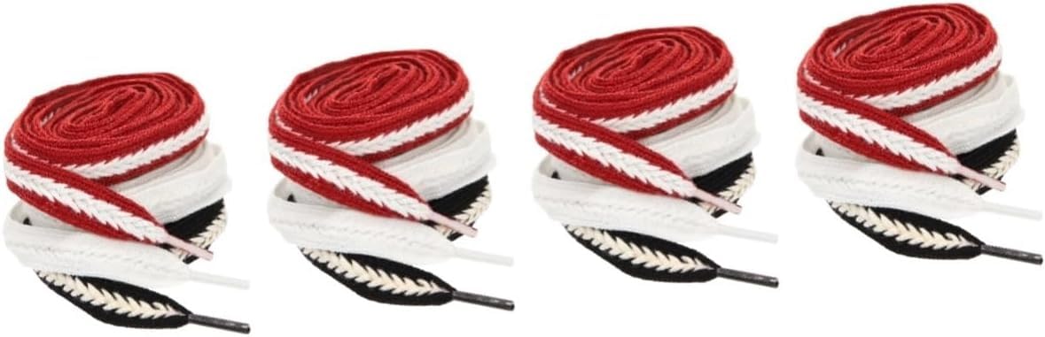 Lacets pour chaussures et baskets : lot de 12 paires larges et tressées pour un style unique