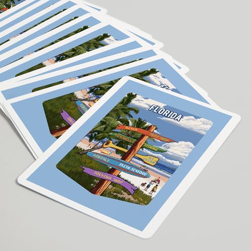 Baraja de Póker Florida con 52 Cartas miniatura 5