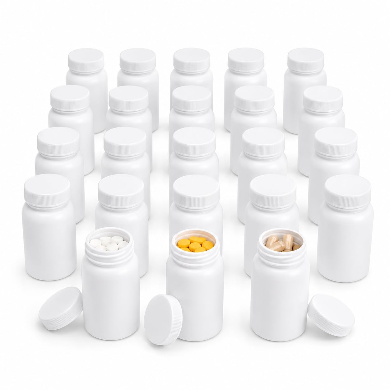 Lot de 20 piluliers de voyage pour médicaments
