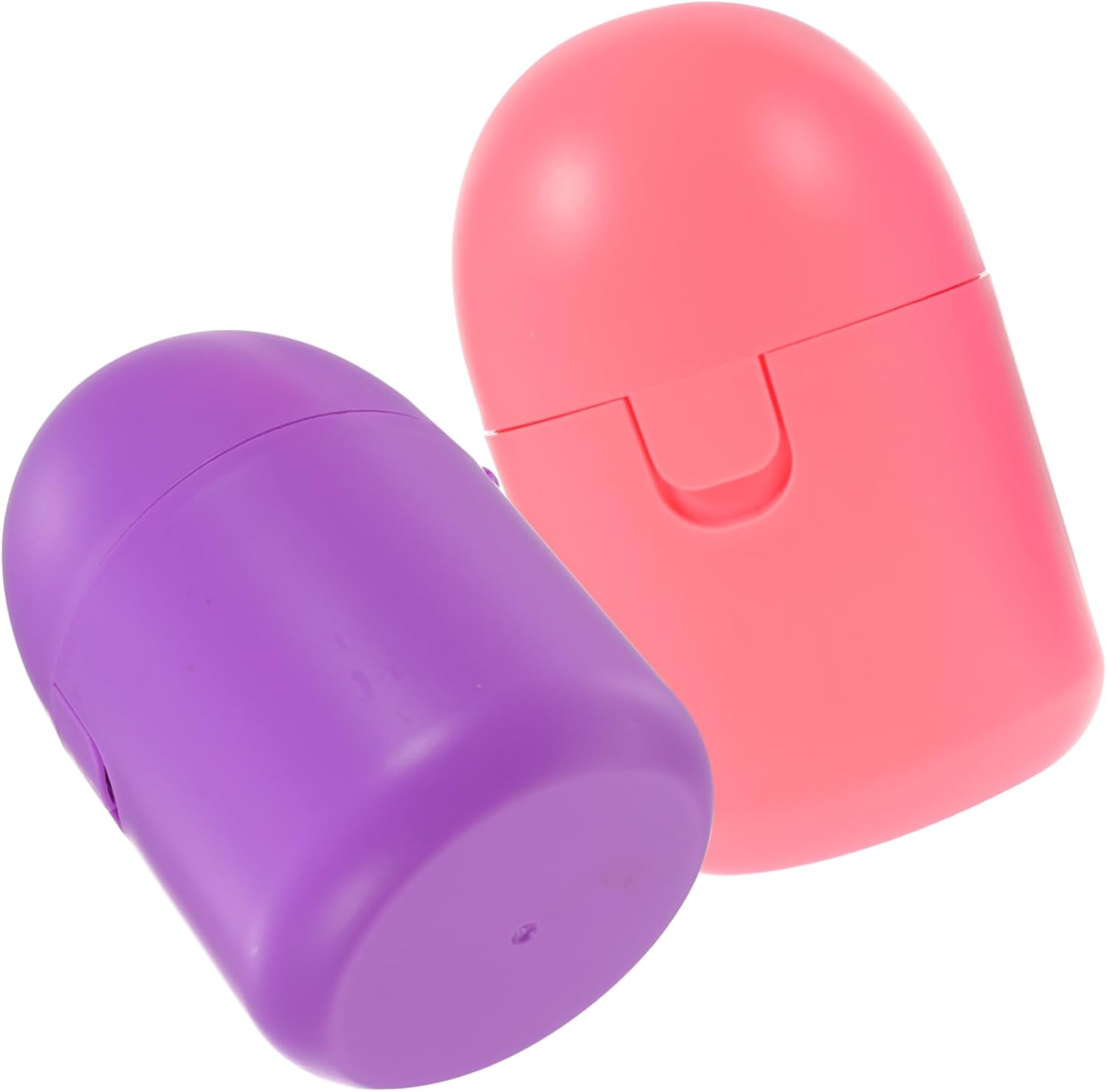 2Pcs Female Organizer Storage Box for Period Cups Microwave Containers Purple Pink Sanitary Design for Daily Use and Replacement Needs