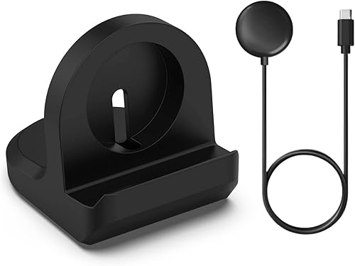 Soporte de carga para Google Pixel Watch, soporte de cargador Pixel Watch con cable de carga de 3.3 pies, cable de carga magnético USB C (no para