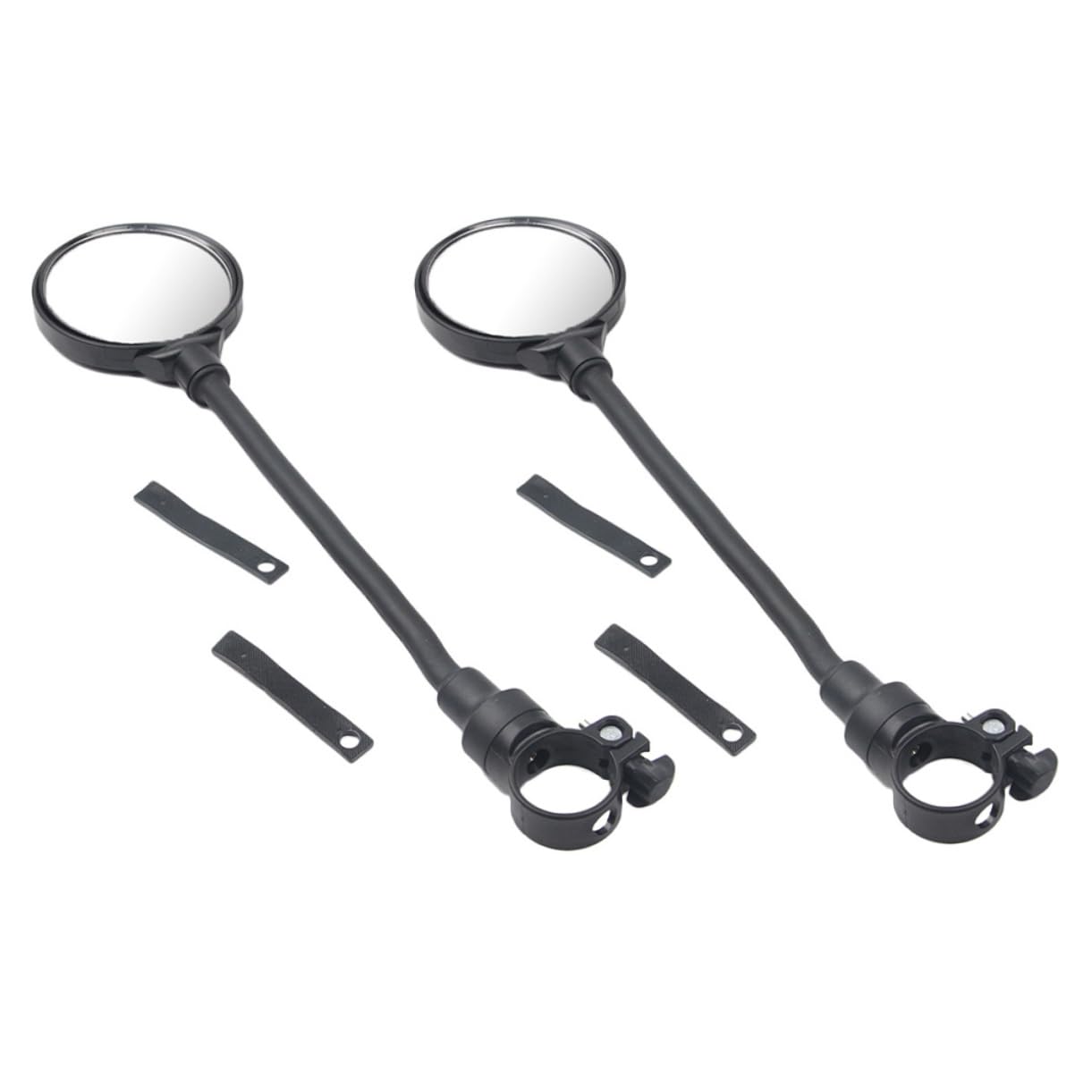 Luxshiny 2 Specchietti Retrovisori per Bici Manubrio Regolabile Design Convesso per Visione per e