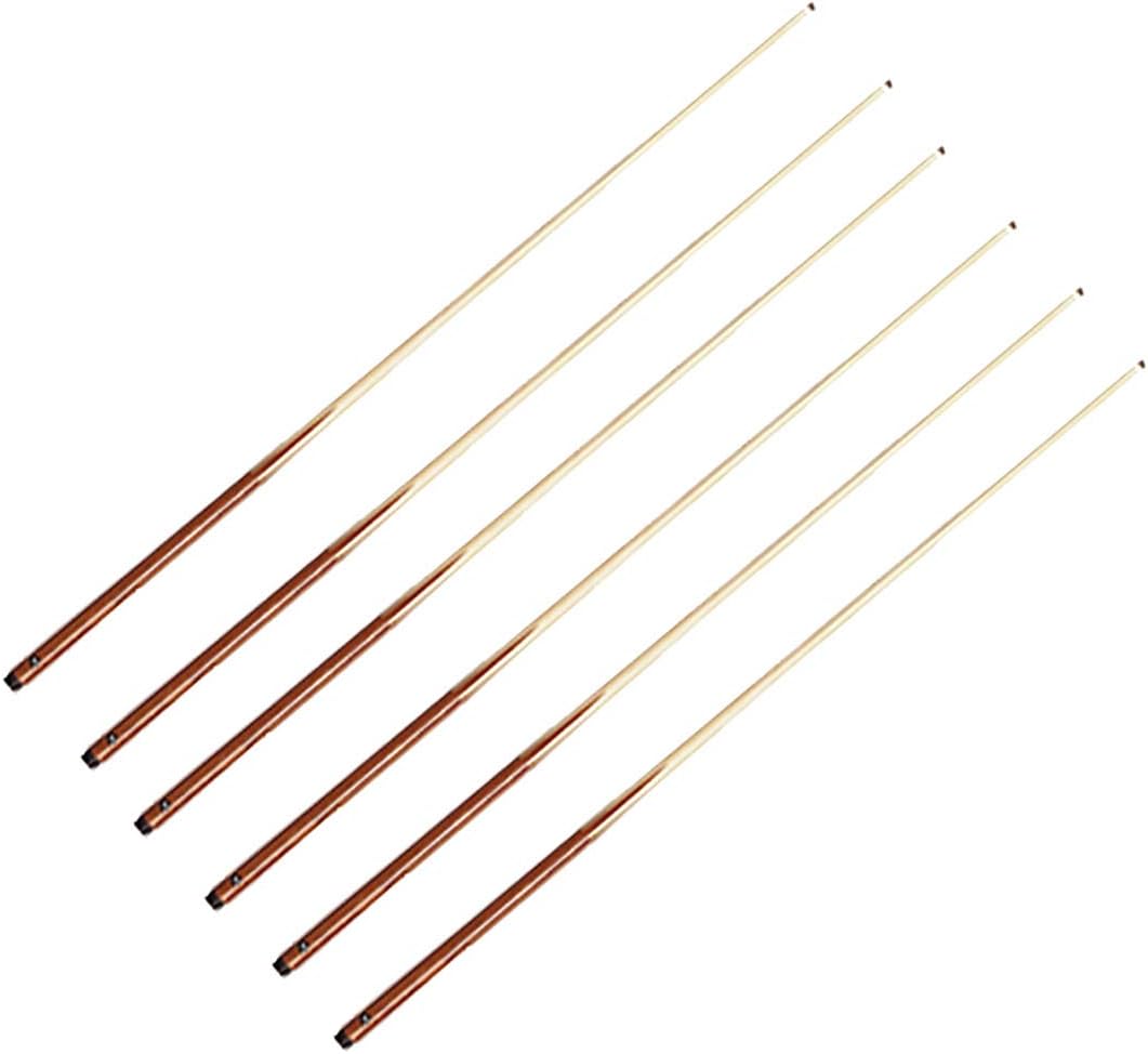 Set of 6-1 pc 8-Ball Logo Maple Cue Sticks