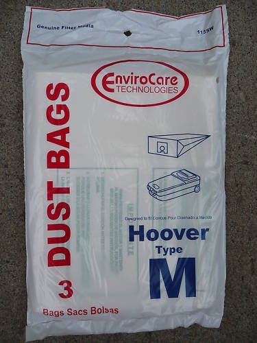 24 DESIGNED TO FIT HOOVER M CANISTER VACUUM BAGS