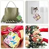 Duufin 120 Pieces Square Sublimation Keychain Blanks Double Side Heat Transfer Blanks MDF Key Rings Blank Board Key Chain Blanks for Sublimation DIY and Craft #5