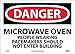 D408PB - Laser and EMI Signs, NMC - Size : 25.4 x 35.56 cm (10 x 14") - Each