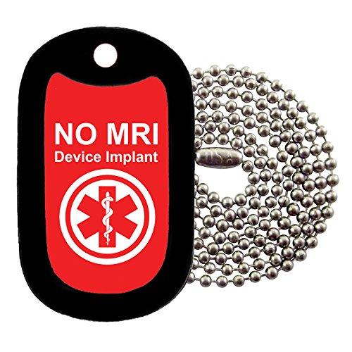 Tag-Z Military Dog Tags - Medical Alert NO MRI Dog Tag Necklace
