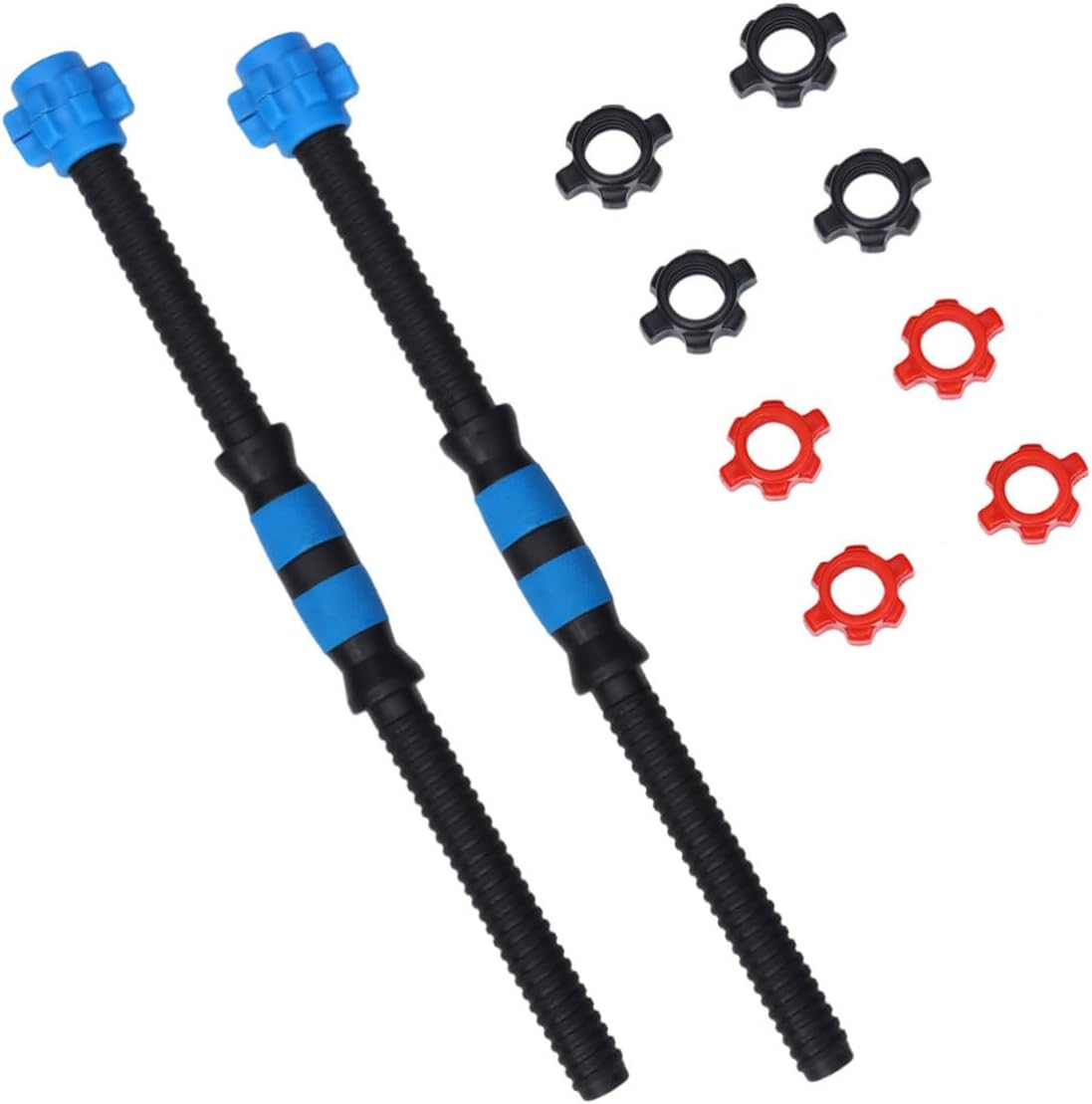 UPKOCH Dumbbell Barbell Connecting Rod Set 50CM Weightlifting Equipment Nuts Home Gym Strength Training Equipment