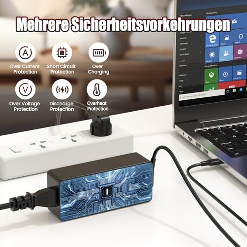 Laptop Ladekabel USB C 65W Netzteil für Lenovo Thinkpad Type C Ladegerät – Ansicht 5