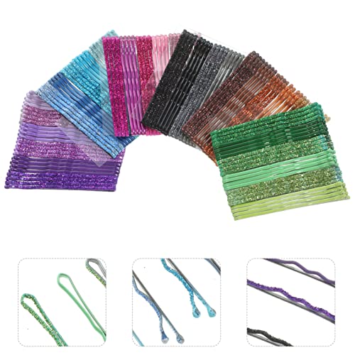 Beaupretty Glitter Polvere Bobby Pin 144Pcs