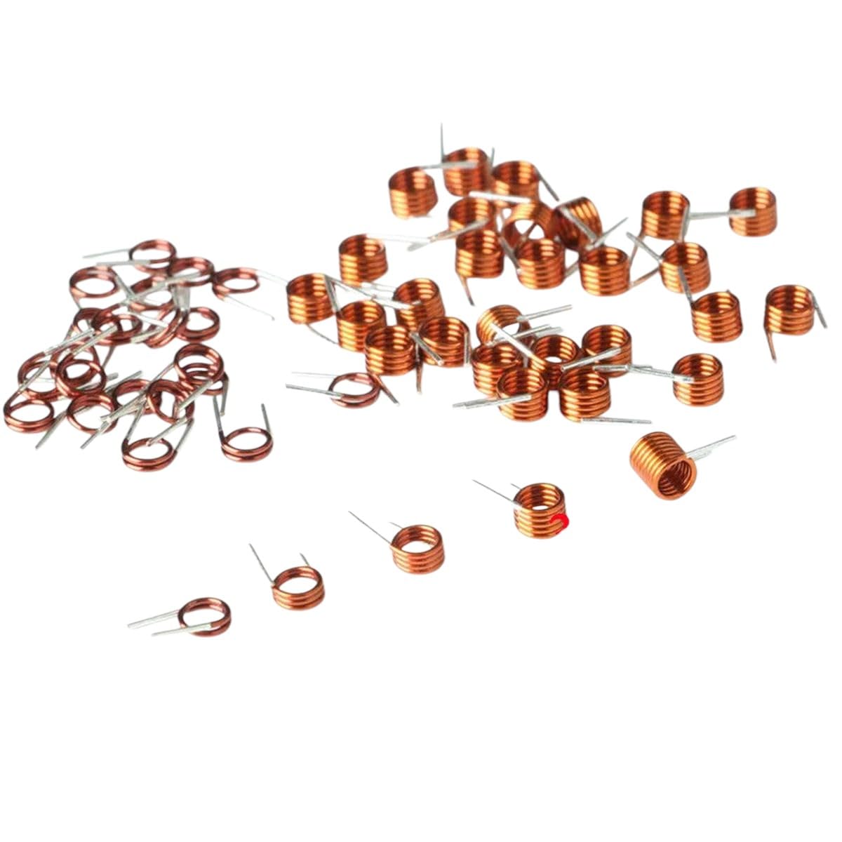 50Pcs/lot Hollow Coil Inductance 3.5 * 1.5/2.5/3.5/4.5/7.5T*0.7 Remote Control FM Inductor Copper Wire Coilcraft Inductor