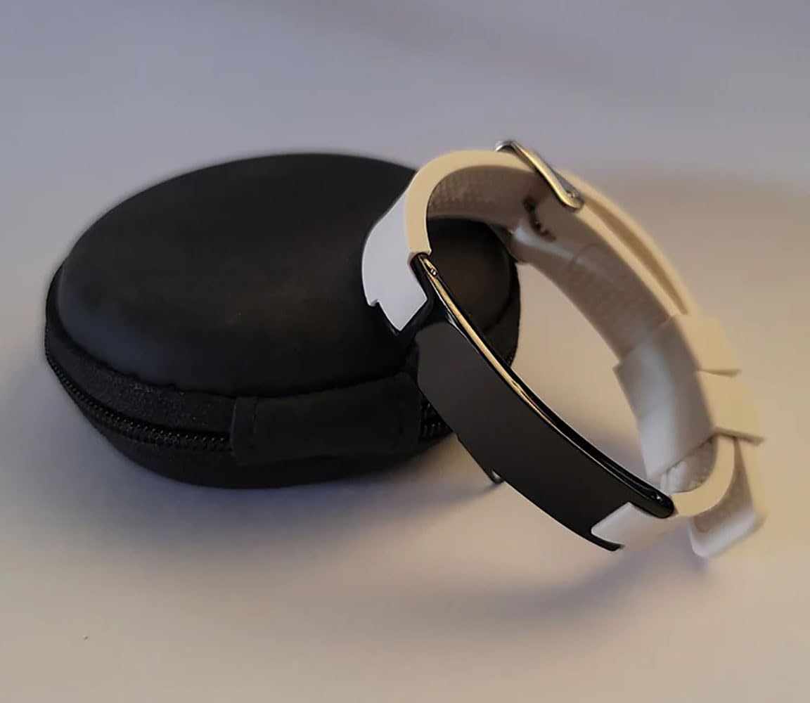 Therasage Bio Band Sport Energy Bracelets in White on Black