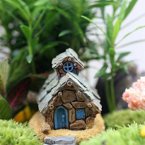 Liuqingwind 662194-GARDENDECOR Miniature Fairy Gardens Accessories Mini Stone House Decoration Fairy Garden Miniature Craft Micro Landscape Decors thumb #2