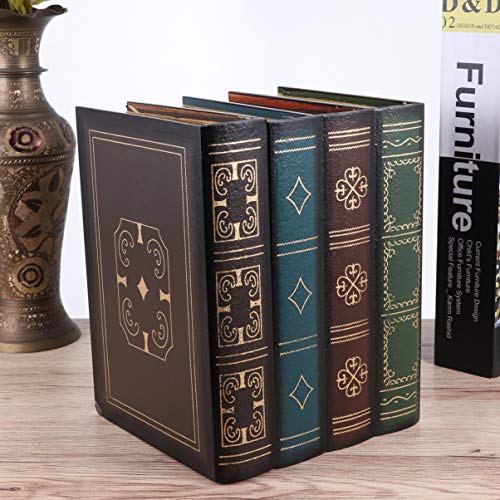 BESPORTBLE Caixa de armazenamento de livros vintage falsos livros para decoração de casa, encher uma