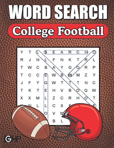 College Football Word Search: Word Find Puzzle Book For All College Football Fans