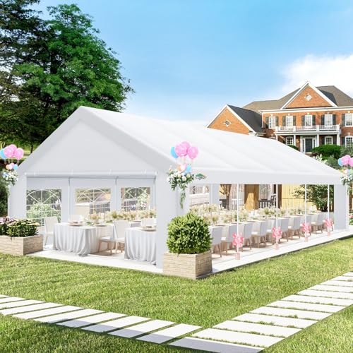 COBIZI 16x32 Party Tent Heavy Duty, Tents for Parties with...