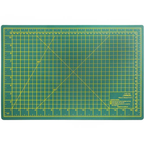 DIY Craft Engineering Self Healing Cutting Mat Double Sided Green, 18x12