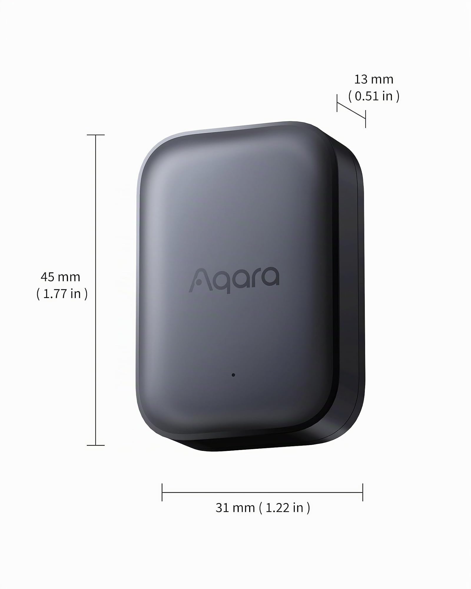 Aqara Capteur Multi-État P100, Thread/Zigbee, Capteur de Porte/Fenêtre ou de Vibration, Surveillance Ouverture/Fermeture ou d'objet, Compatible Apple Home,Home Assistant,Alexa,Google Home,Blanc