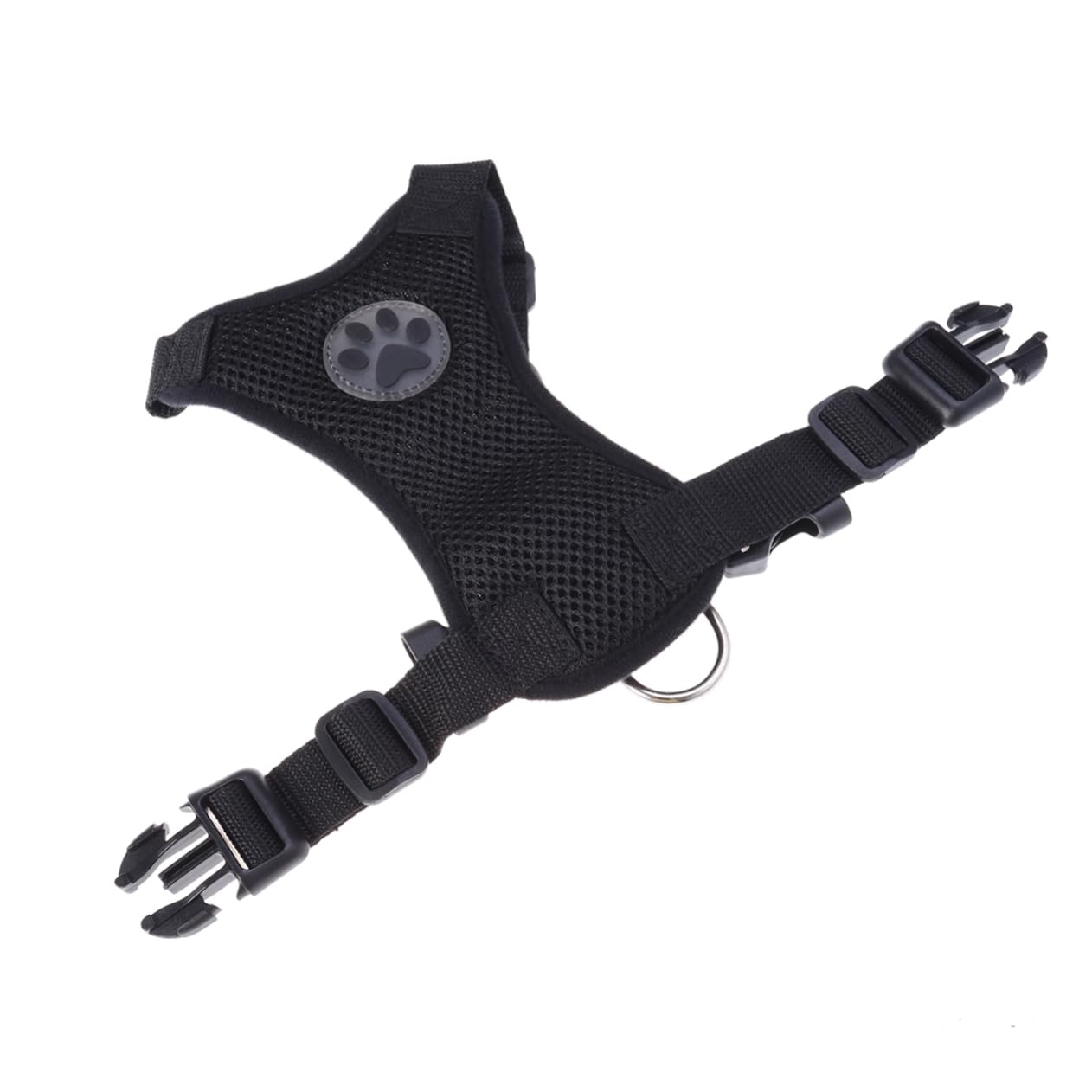 Didiseaon 3pezzi Pettorina Regolabile Per Cani Rete Traspirante Xs Per Cuccioli Design Senza Strozzature Cintura Comoda Colore Nero