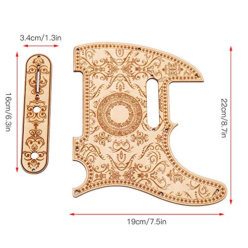 Pickguard de guitare, protection de pickguard de guitare en bois d’érable pour guitare électrique Tl - Les Beatles, Paul McCartney, John Lennon, RIngo Starr, George Harrison Pickguard de guitare, protection de pickguard de guitare en bois d'érable pour guitare électrique Tl – Image 7