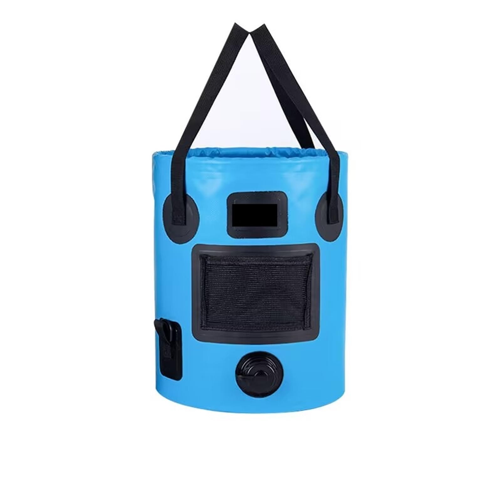 Seau Pliant Camping 25L Pied De Lavabo Vertical