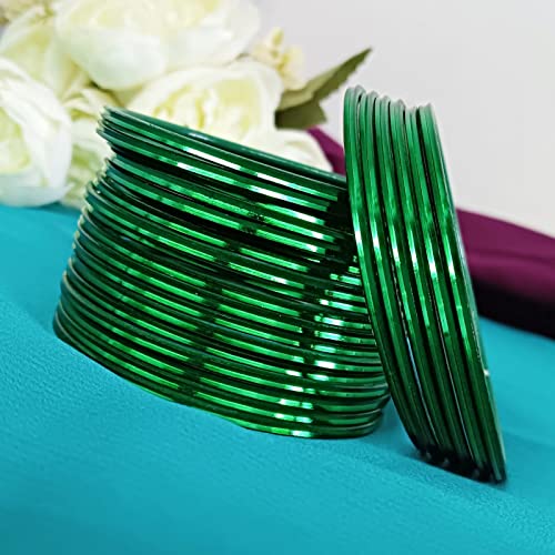 Efulgenz Metal Bangles for Women Indian Jewelry Two Dozen Wedding Bangles Set Plain Glossy Alloy Bangles Bollywood Bracelets Bridal Bangle Set Fashion Costume Jewelry Accessories for Women2