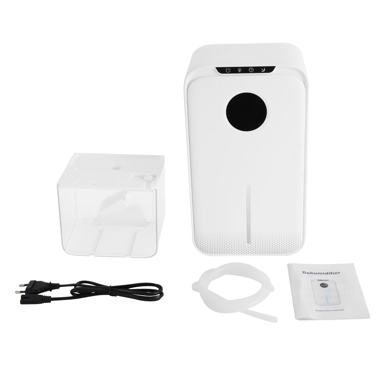 Osuszacz powietrza, 2,5 l, elektryczny osuszacz powietrza z automatycznym wyłączaniem, do pomieszczeń do 25 m², timer, 7 kolorowych świateł, 30 dB, osuszacz powietrza do sypialni, łazienki, domu