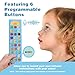 Joyreal AAC Device for Autism, Non Verbal Communication Tools for Speech Therapy & Stroke Rehab. Autism Talking Aids with 6 Programmable Buttons & Adjustable Volume, Autism Toys for Kids and Adults