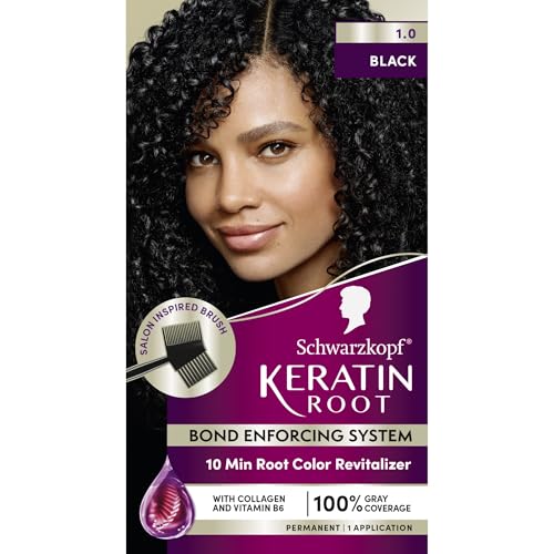 Schwarzkopf Keratin Color Root Permanent Hair Color Kit