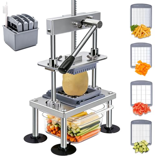 Moeuonb French Fry Cutter for Potatoes Vegetable Chopper for Tomatoes Fruit