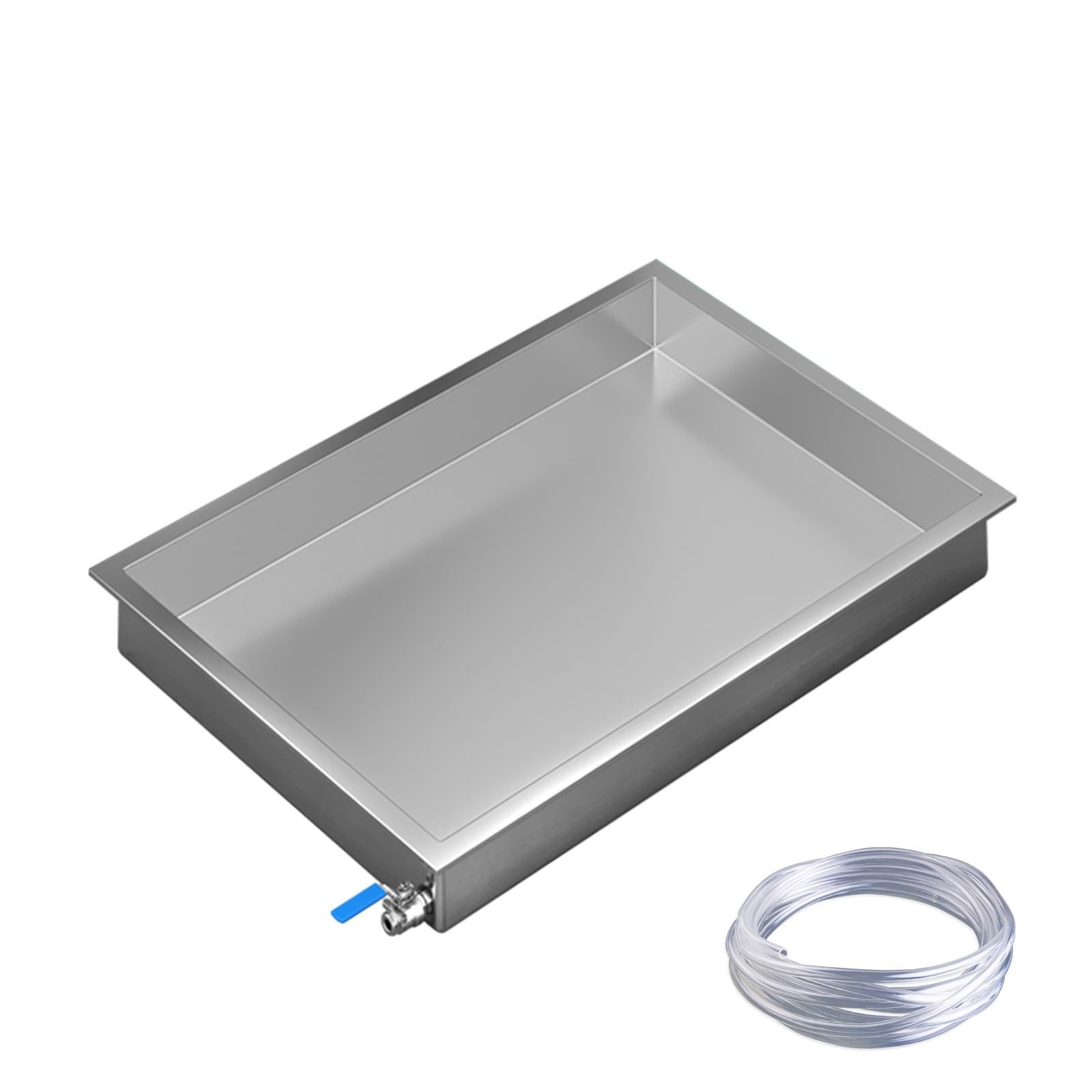 Generico Vaschetta di Raccolta condensa per condizionatore, vaschetta di Scarico per condizionatore in Acciaio Inox 201, Vassoio di Raccolta condensa per Mini Frigorifero, vaschette di Raccolta Olio