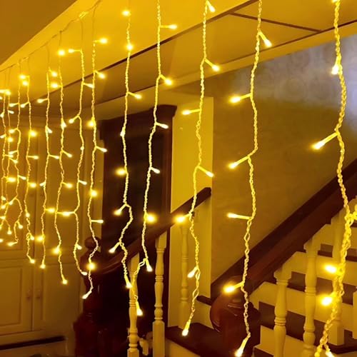 MUSUNIA lichtervorhang innen Lichterkette USB 1X1M 100led...