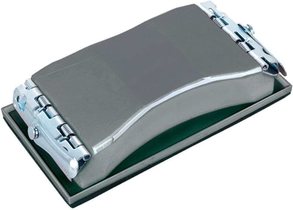 wolfcraft Lijador manual I 2891000 I Para el lijado de superficies y esquinas de 90° I Para cualquier hoja de lijar de 93 x 230 mm I Para proyectos de lijado en madera, plástico, placa de yeso etc