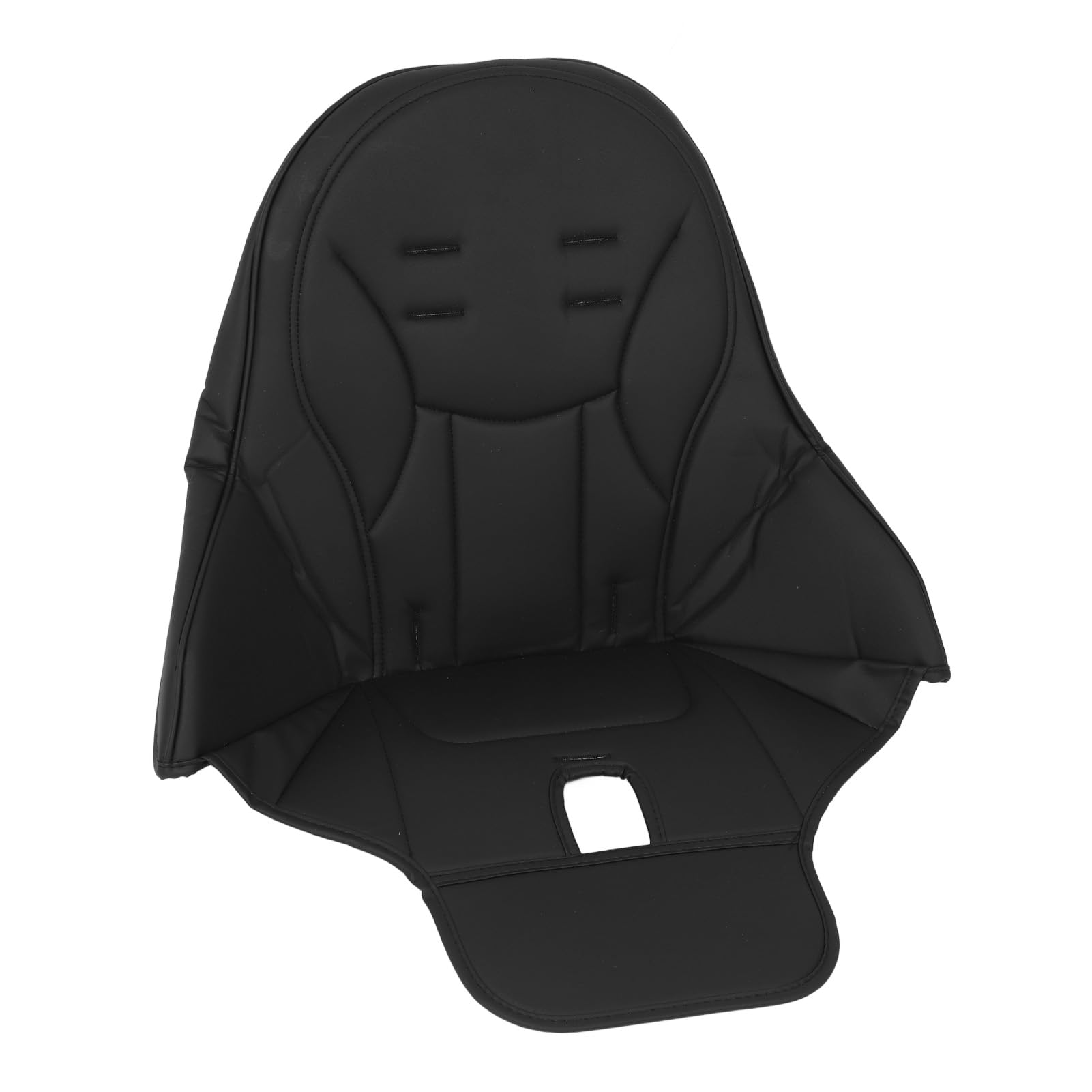 Alomejor Coussin de Chaise Haute avec Housse Amovible en Cuir PU Doux