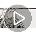 Mawa Narrow Petite Clothing Hangers, Steel Hanger with Non-Slip Coating, for Shirts, Dresses, Camisoles, T-Shirts, Space-Saving, 360-degree Rotatable Hook, Set of 20, Silver