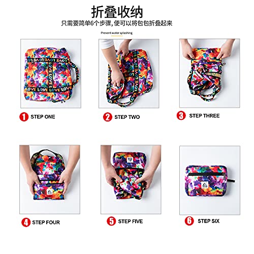 PLAY KING Travel Bag Foldable Travel Duffel Bag Luggage Bag for Women4