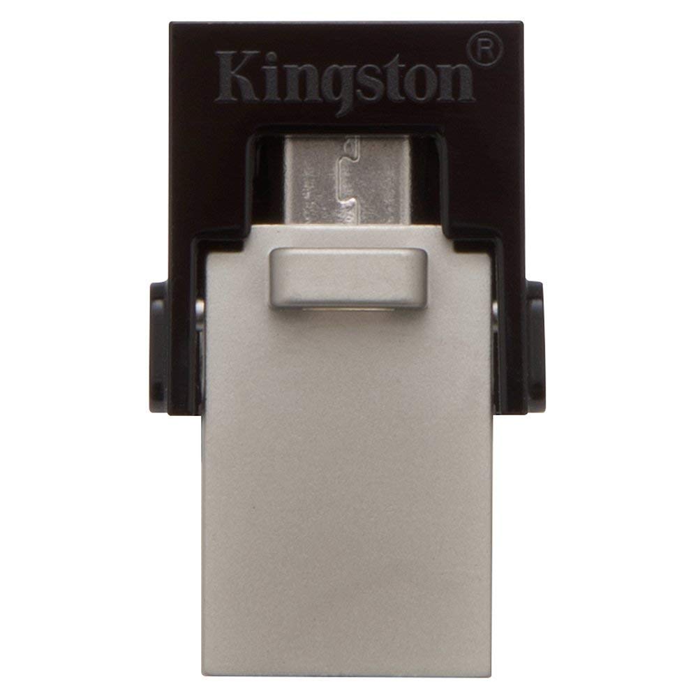 Kingston DTDUO3/32GBCR - Memoria USB 3.0 (32 GB, DT MicroDuo, con microUSB)