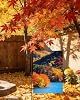 Pickako Scenic Autumn Landscape Colorful Trees Lake River Pond in Forest Garden Yard Flag 12 x 18 Inch, Double Sided Outdoor Decorative Welcome flags Banners for Home House Lawn Patio #3