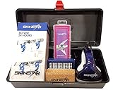 wachseisen digital SKINSTAR Starter Set, Wachseisen, Bürste, Kork, WAX All IN ONE Skiwachs, Abziehklinge, SKINSTAR 24-HOURS EXPRESS Skispaner, Wachskoffer