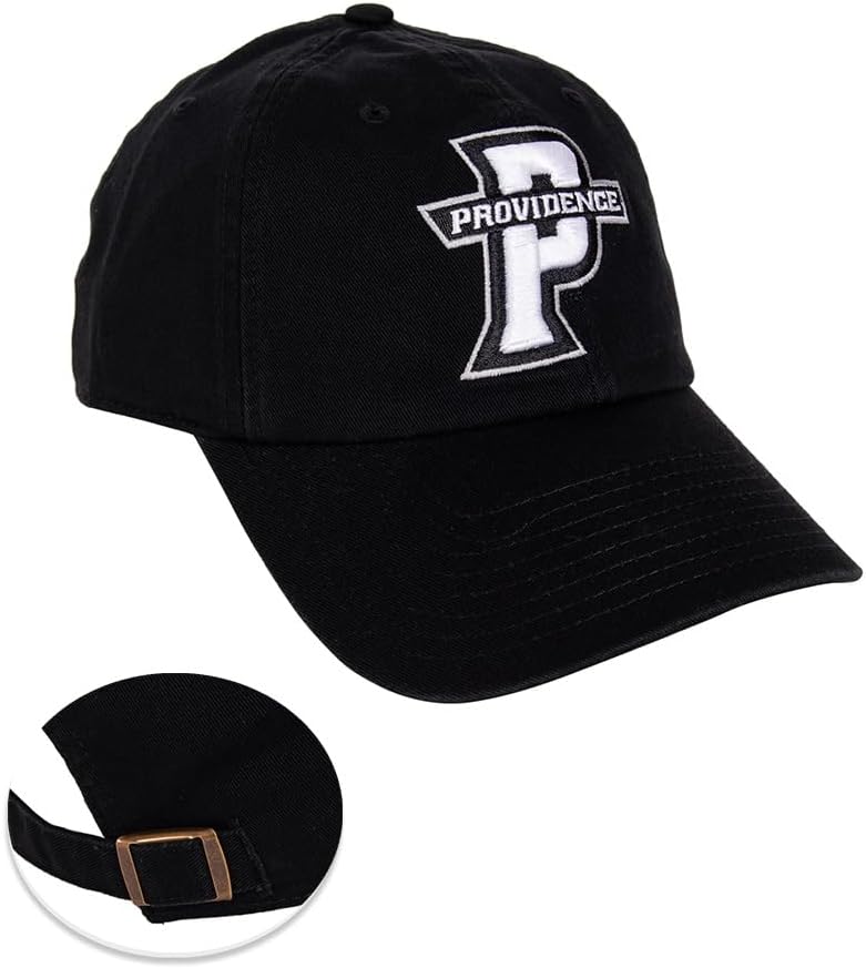 Desert Cactus Providence College Baseball Hat Friars PC Brimmed Embroidered Hats Cap Adjustable Cloth Strap Adult (Style C) Black