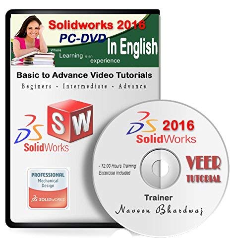 Learn Solidworks 2016 Advance Video Training PC DVD in English