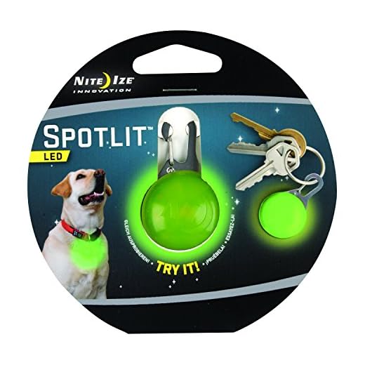 Spotlit LED Carabiner Light - Lime