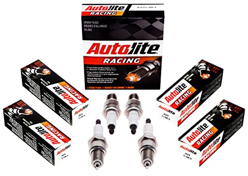 Autolite AR5383-4PK High Performance Racing Resistor Spark Plug, Pack of 4