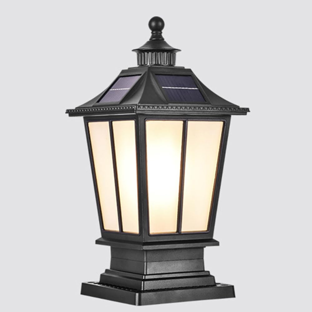 Farolas solares fáciles de instalar para iluminar senderos y villas 6