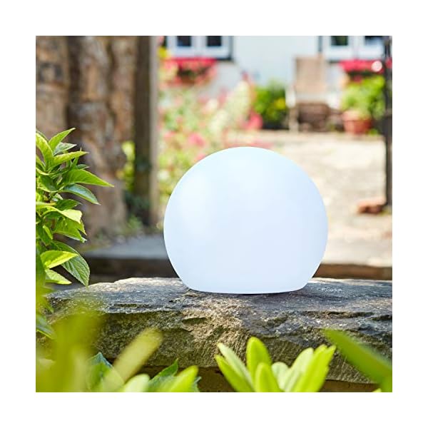 Smart Solar JNS_476599 Solar-Lampe, 20 x 17 cm, Weiß – Bild 3