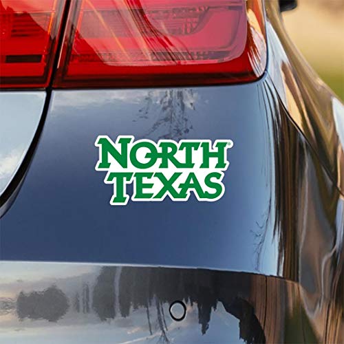 Image of Collegiate NCAA Car Decal Made from Premium Weatherproof Vinyl (University of North Texas Script)