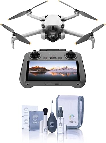 DJI Mini 4 Pro (DJI RC 2), Mini-Drone plegable con cámara de video HDR 4K para adultos, menos de 0.549 lbs249 g, tiempo de vuelo de 34 minutos,