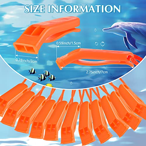 Sotiff-Emergency-Whistle-with-Lanyard-Safety-Whistle-Loud-Survival-Whistle-Plastic-Whistle-for-Camping-Hiking-Hunting-Boating-Survival-Rescue-Signaling