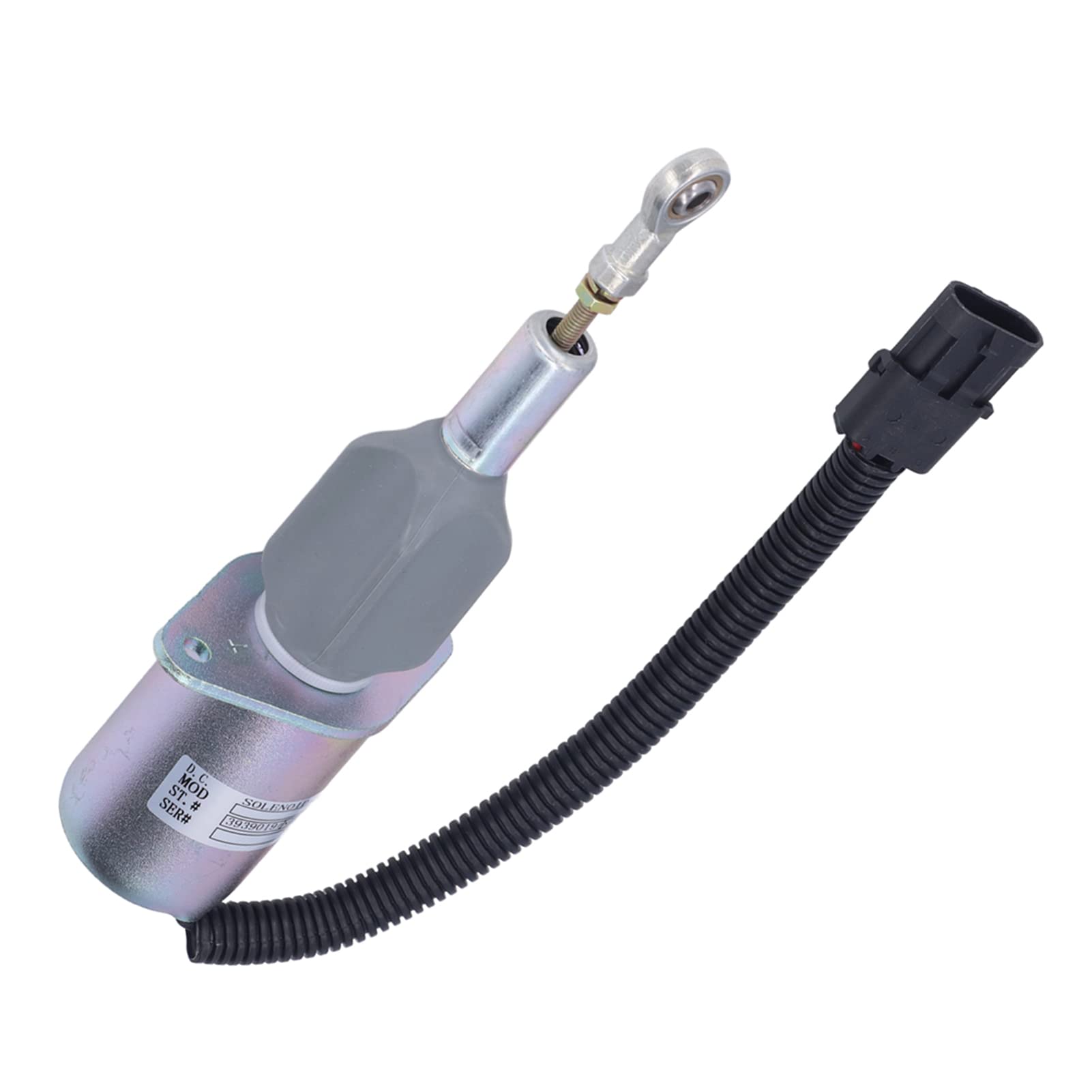 Fafeicy Zawór Elektromagnetyczny Płomienia 24V 3939019 Elektromagnes Odcinający dla S205 S220 S300 S450 Ładowarka o Sterowaniu Burtowym, z Materiałem ABS i Standardowym Rozmiarem